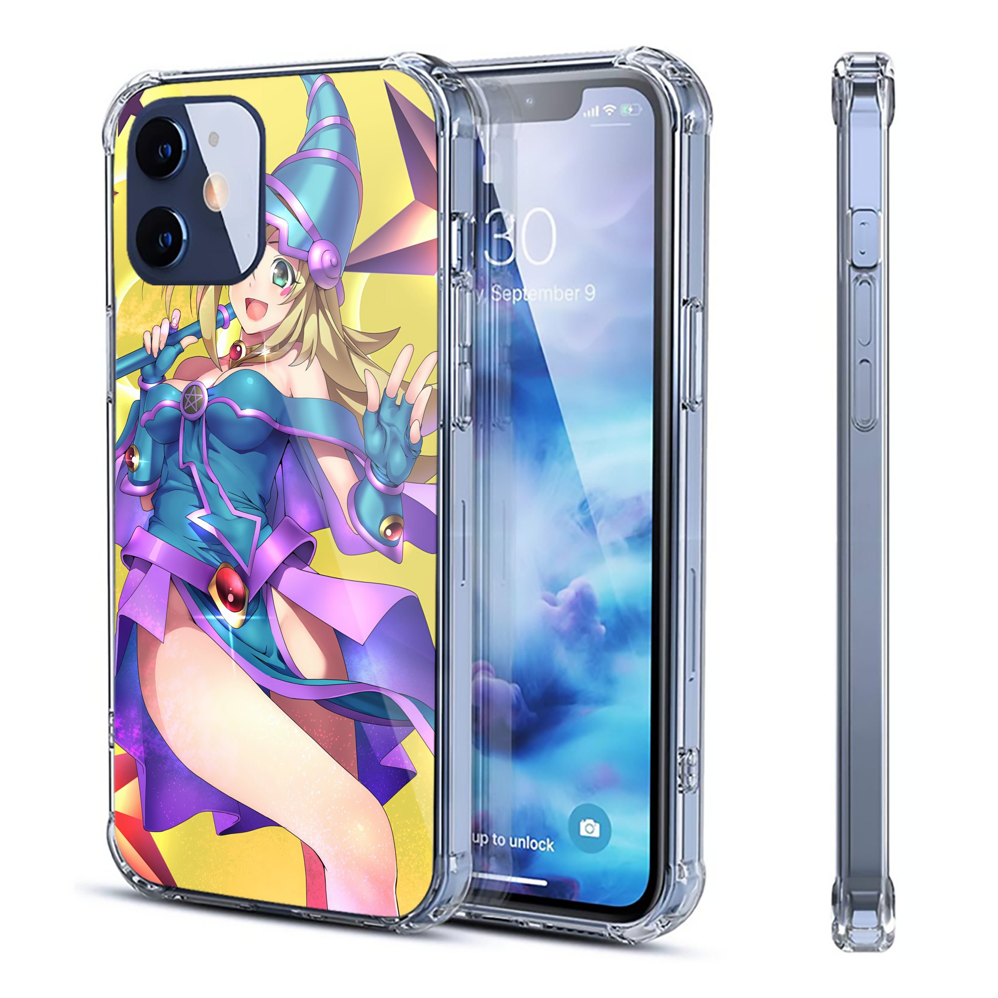 （画像用） 遊☆戯☆王 Yu-Gi-Oh! 【iPhone 12シリーズ対応】透明スマホケース（クリアソフトケース）